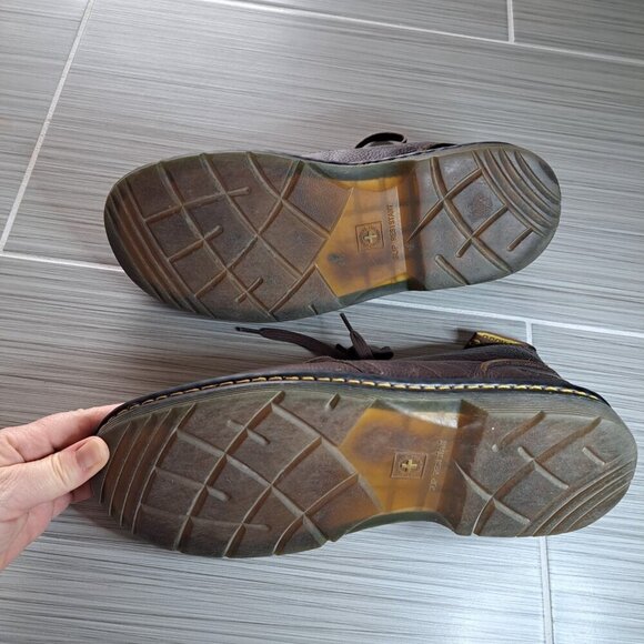 Dr Doc Martens Sussex Men's US 10 Brown Distressed Leather Boots Shoes Chukka - Picture 7 of 12